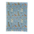 Deyongs 130cm x 170cm Cozy Comforts Kennel Club Throw - Blue - Old Railway Line Garden Centre