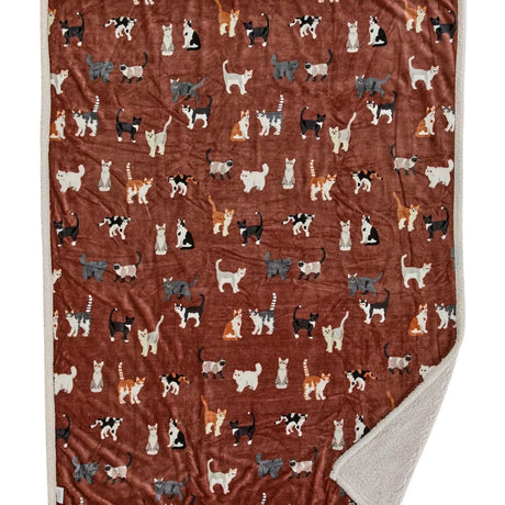 Deyongs 140cm Mixed Cats Throw