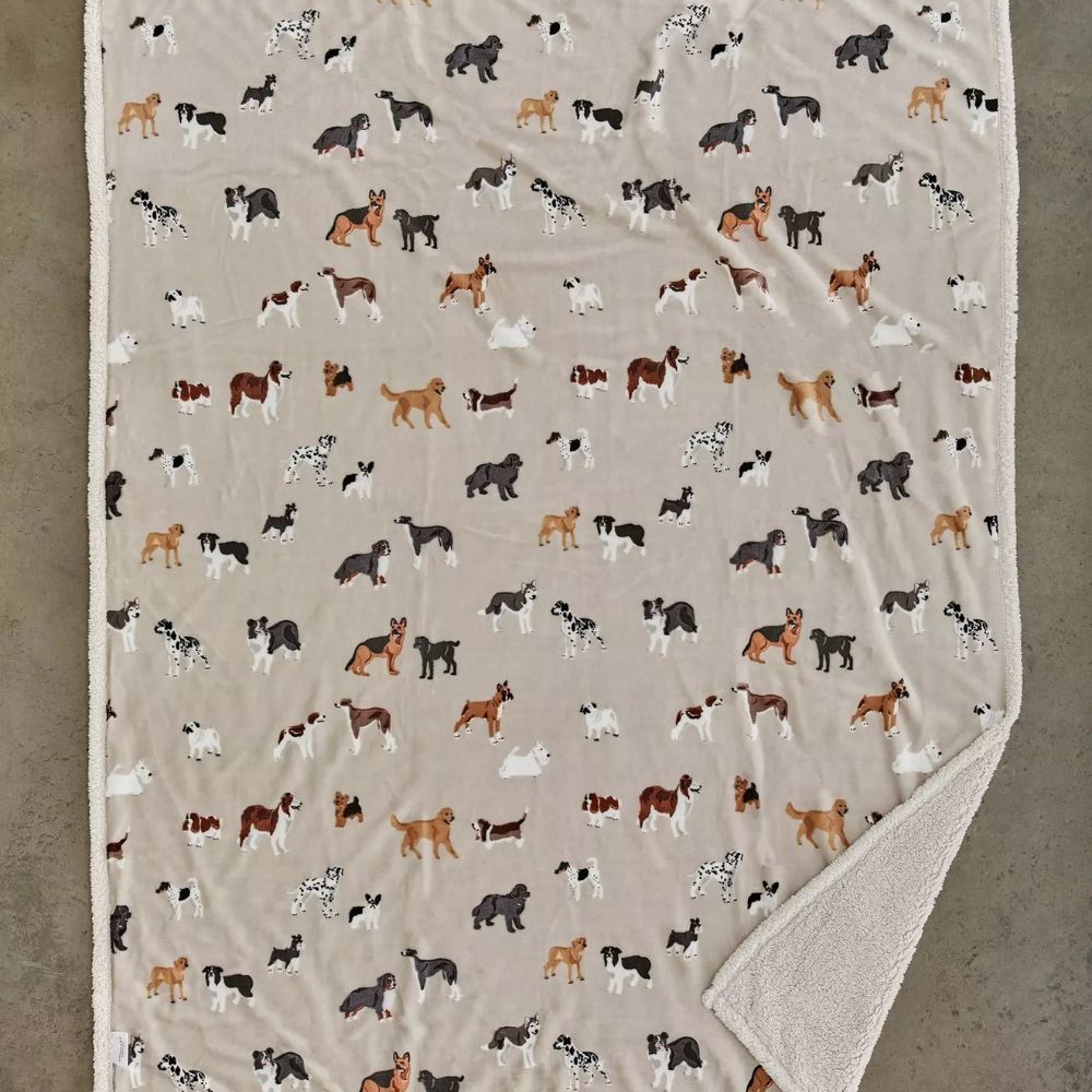Deyongs 140cm Mixed Dogs Throw