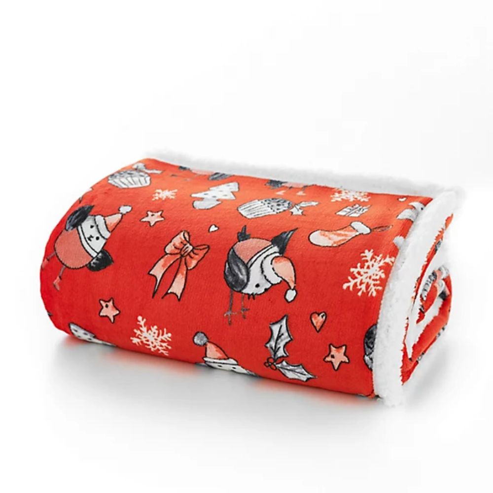 Deyongs 150cm Red Rockin Robin Throw
