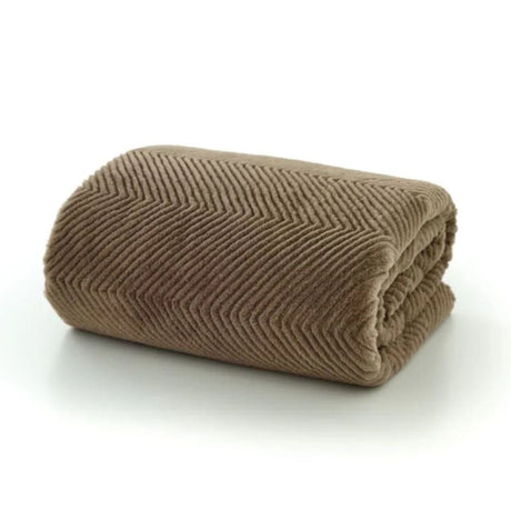 Deyongs 170cm Burghley Faux Fur Throw - Fawn - Old Railway Line Garden Centre