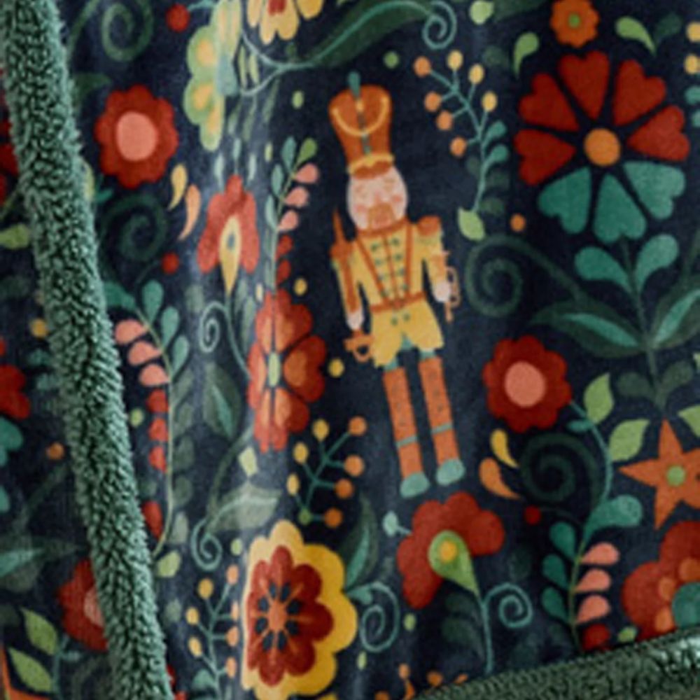 Deyongs 170cm Folkloric Nutcracker Sherpa Throw