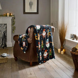 Deyongs 180cm Christmas Dancers Super Soft Fleece Throw