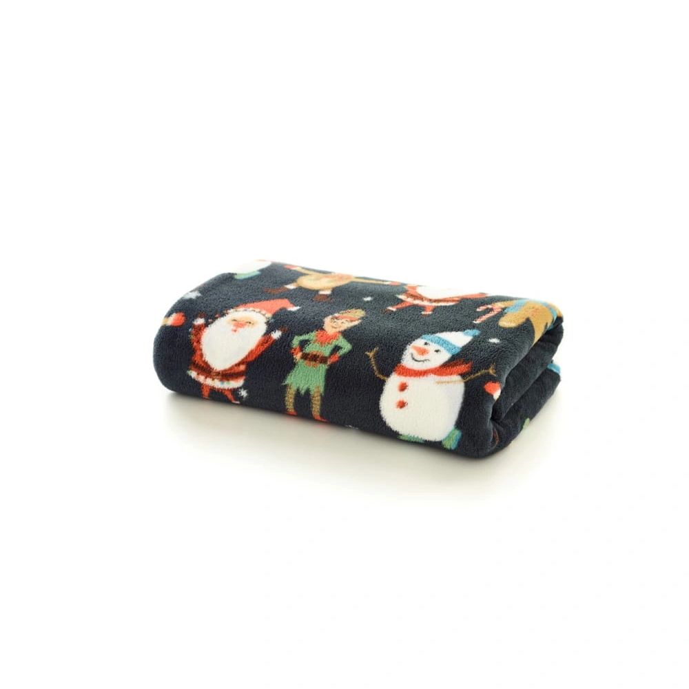 Deyongs 180cm Christmas Dancers Super Soft Fleece Throw