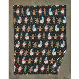 Deyongs 180cm Christmas Dancers Super Soft Fleece Throw