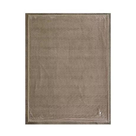 Deyongs 180cm Sherpa Heated Throw - Taupe - Old Railway Line Garden Centre