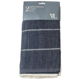 Deyongs 2 Pack Black Dotty Tea Towel