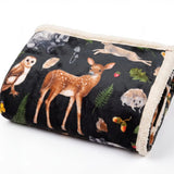 Deyongs 180cm British Wildlife Sherpa Fleece Throw