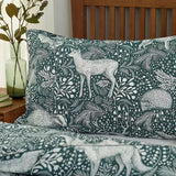 Deyongs Dark Sage Woodland Folk King Duvet Set
