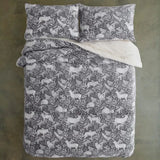 Deyongs Grey Woodland Folk Animal King Duvet Set