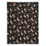 Deyongs 180cm Woodland Wildlife Heated Throw - Green