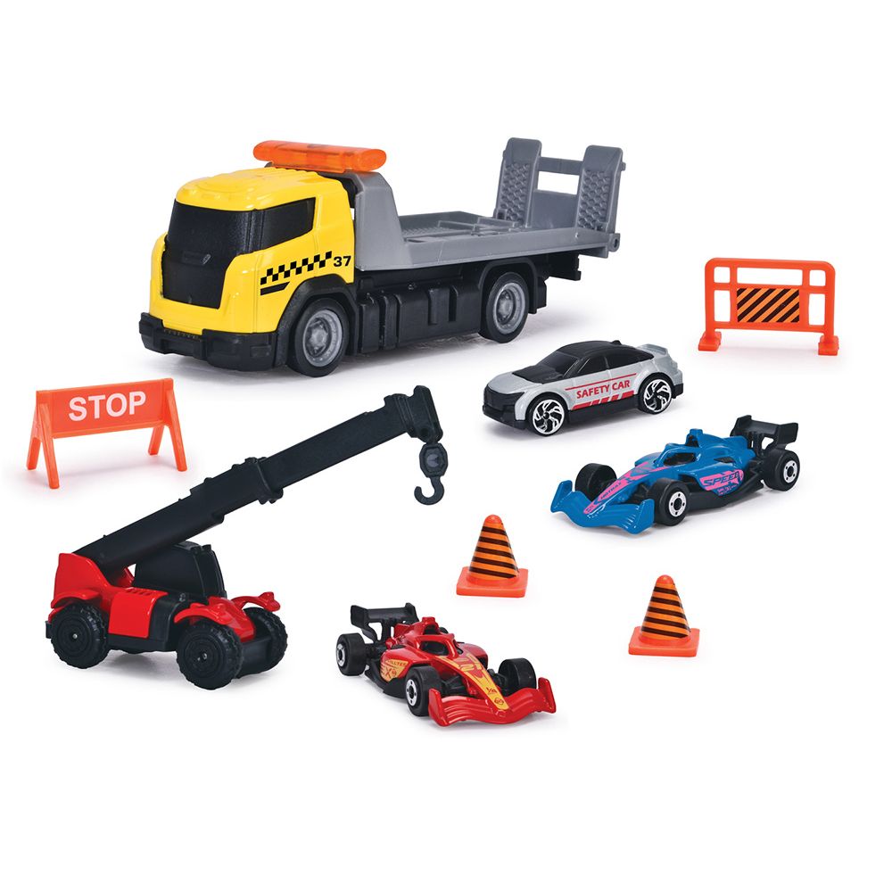 Dickie Toys Go Action Series Formula Racing Playset - (Choice of 2)