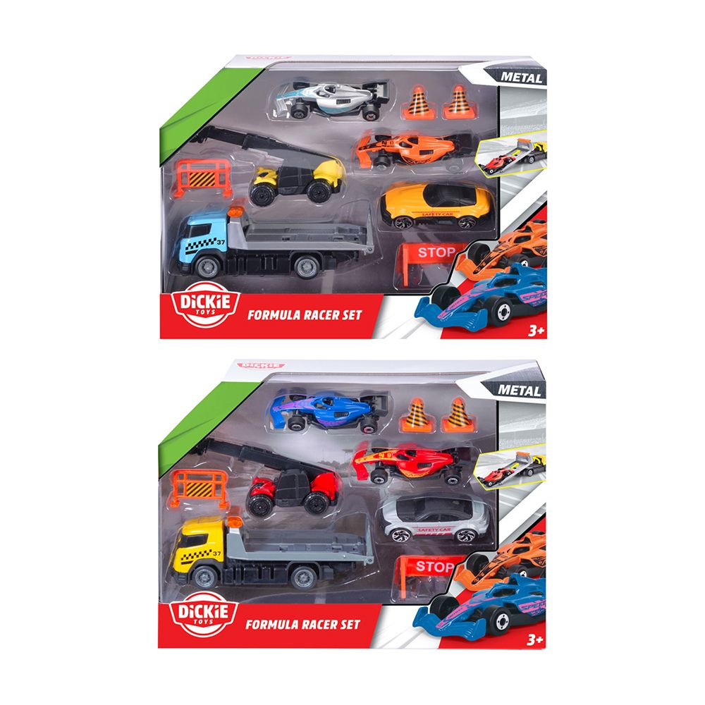 Dickie Toys Go Action Series Formula Racing Playset - (Choice of 2)