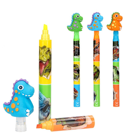 Dino World Highlighter With Topper - Old Railway Line Garden Centre