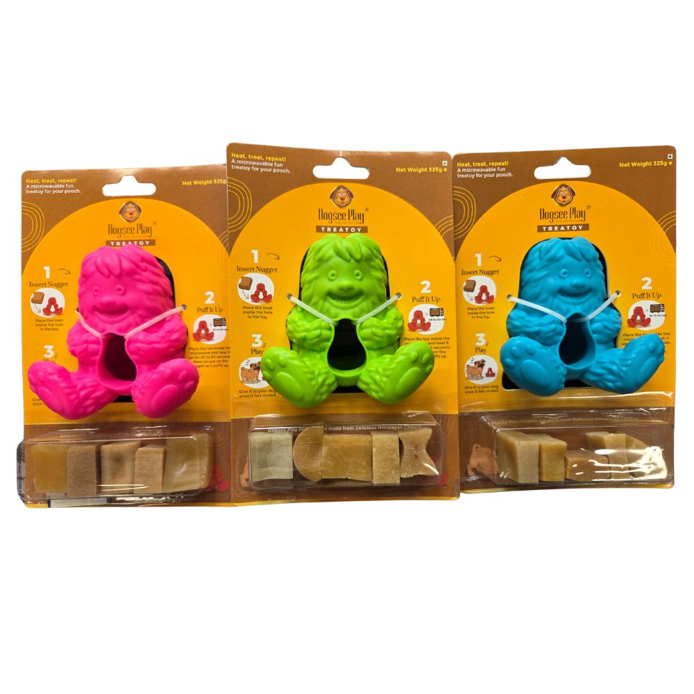 Dogsee Play Monster Treat Dog Toy - (Choice of 3)