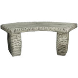 Dream Garden 108cm Curved Stone Woodland Bench