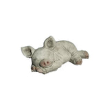 Dream Gardens 17cm Stone Ear Up Pig Garden Ornament