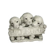 Dream Gardens 25cm Welcome Dogs Stone Garden Ornament - Old Railway Line Garden Centre