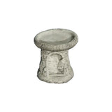 Dream Gardens 28cm Small Gnome Stone Bird Bath