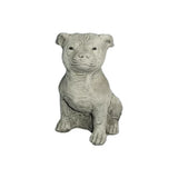 Dream Gardens 32cm Stone Staffy Garden Ornament - Old Railway Line Garden Centre