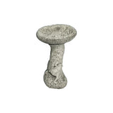 Dream Gardens 36cm Small Frog Stone Bird Bath