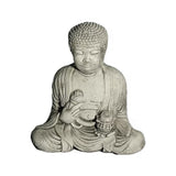 Dream Gardens 42cm Lotus Buddha Stone Ornament