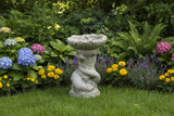 Dream Gardens 44cm Stone Otter Bird Bath - Old Railway Line Garden Centre
