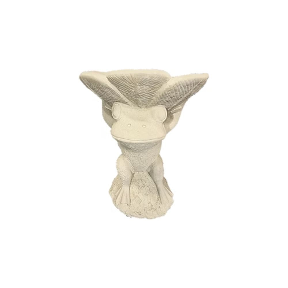 Dream Gardens 45cm Medium Frog Stone Bird Bath - Old Railway Line Garden Centre
