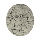 Dream Gardens 46cm Welcome Rabbits Stone Plaque - Old Railway Line Garden Centre