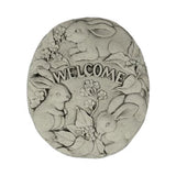 Dream Gardens 46cm Welcome Rabbits Stone Plaque