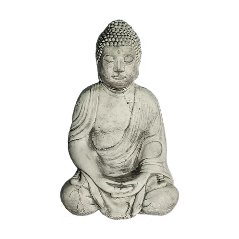 Dream Gardens 48cm Stone Large Robe Buddha Garden Ornament