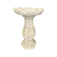 Dream Gardens 58cm Stone Leaf Bird Bath - Old Railway Line Garden Centre