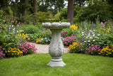 Dream Gardens 58cm Stone Leaf Bird Bath