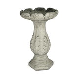 Dream Gardens 58cm Stone Leaf Bird Bath