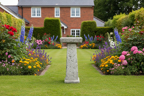 Dream Gardens 64cm Square Stone Bird Bath
