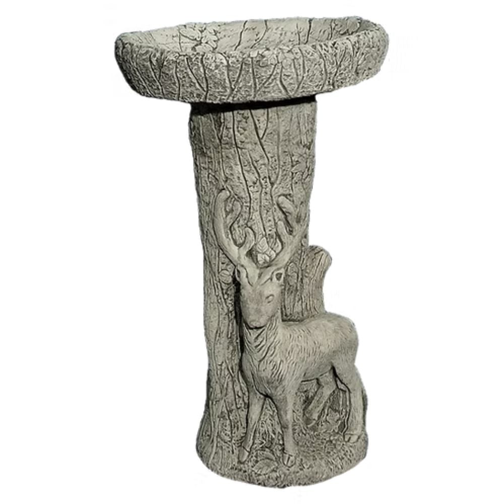 Dream Gardens 65cm Stag Stone Bird Bath