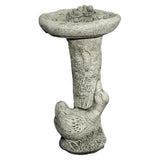 Dream Gardens 71cm Duck Stone Bird Bath
