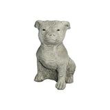 Dream Gardens 32cm Stone Staffy Garden Ornament