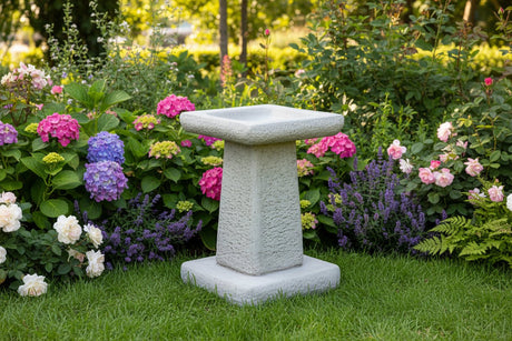 Dream Gardens York Stone Bird Bath - Old Railway Line Garden Centre