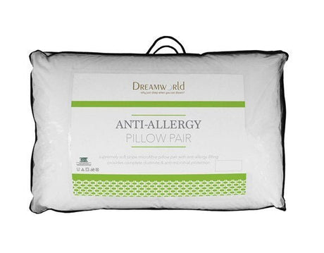 Dreamworld Anti - Allergy Pillow (Pair) - Old Railway Line Garden Centre