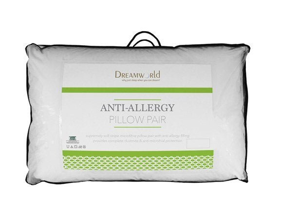 Dreamworld Anti - Allergy Pillow (Pair) - Old Railway Line Garden Centre