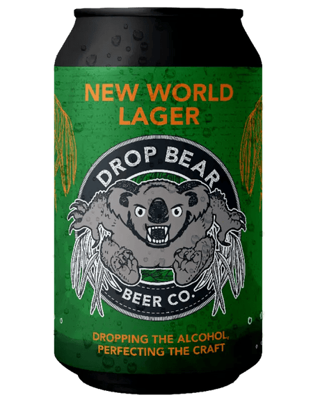 Drop Bear 330ml Low Alcohol New World Lager - Old Railway Line Garden Centre