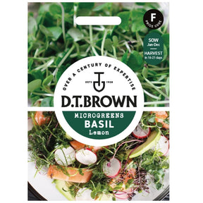 D.T Brown Basil Lemon Seeds - Old Railway Line Garden Centre