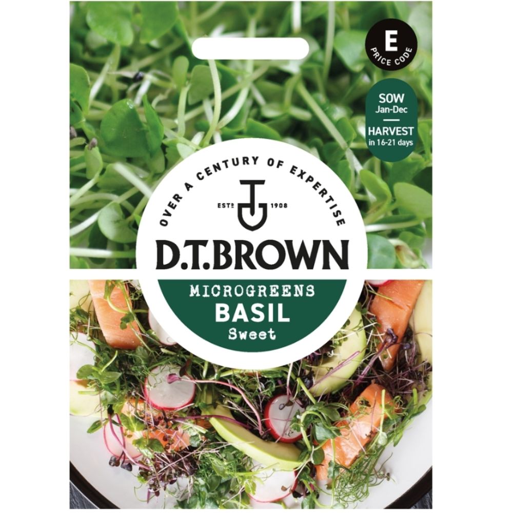 D.T Brown Sweet Basil Seeds