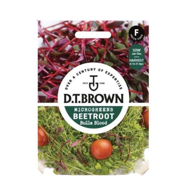D.T Brown Beetroot Bulls Blood Seeds - Old Railway Line Garden Centre