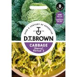 D.T Brown Cabbage 'Savoy' Vertus Seeds