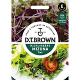 D.T Brown Mizuna Red Seeds