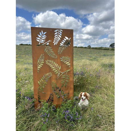 Eastern Connections 180cm Rustic Fern Panel - Old Railway Line Garden Centre