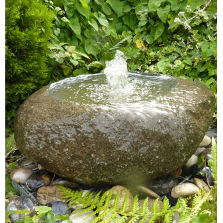Eastern Connections 45cm Babbling Natural Boulder Water Feature - Old Railway Line Garden Centre