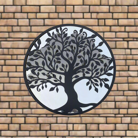 Eastern Connections 45cm 'Tree of Life' Colourful Mirrored - Old Railway Line Garden Centre
